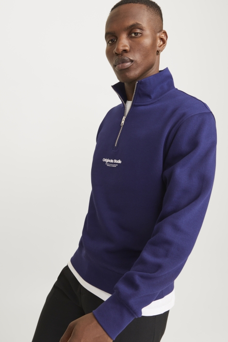 Jack & Jones jorvesterbro sweat quarter zip hn n